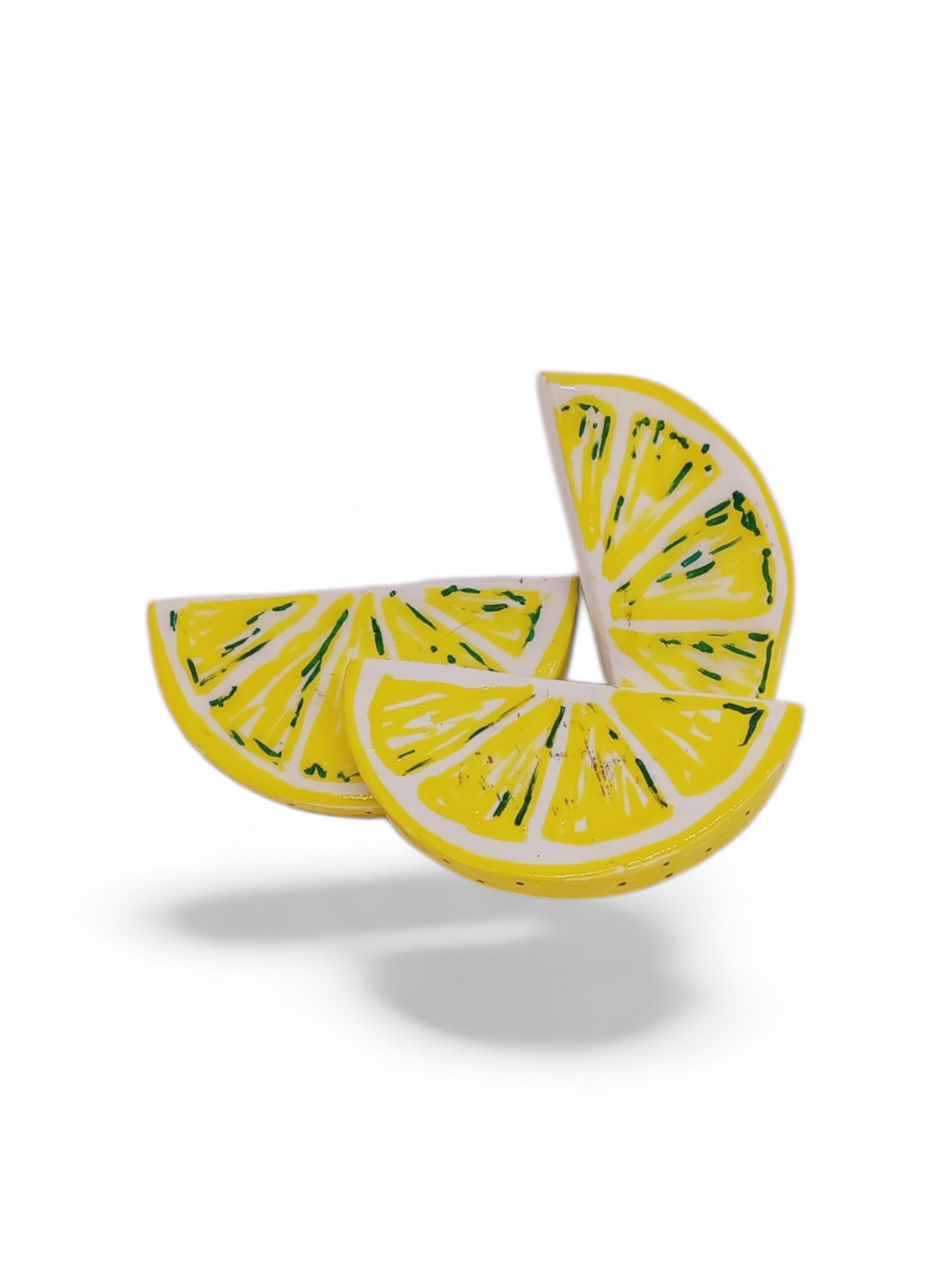 Lemon slices fridge magnet